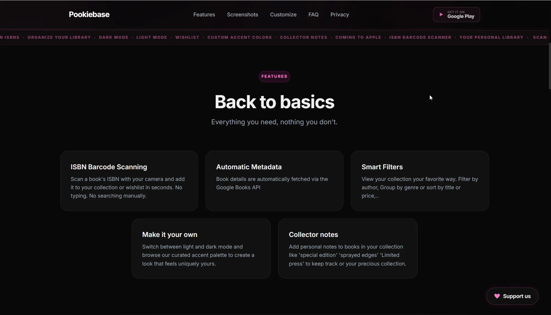 Pookiebase desktop screenshot 2