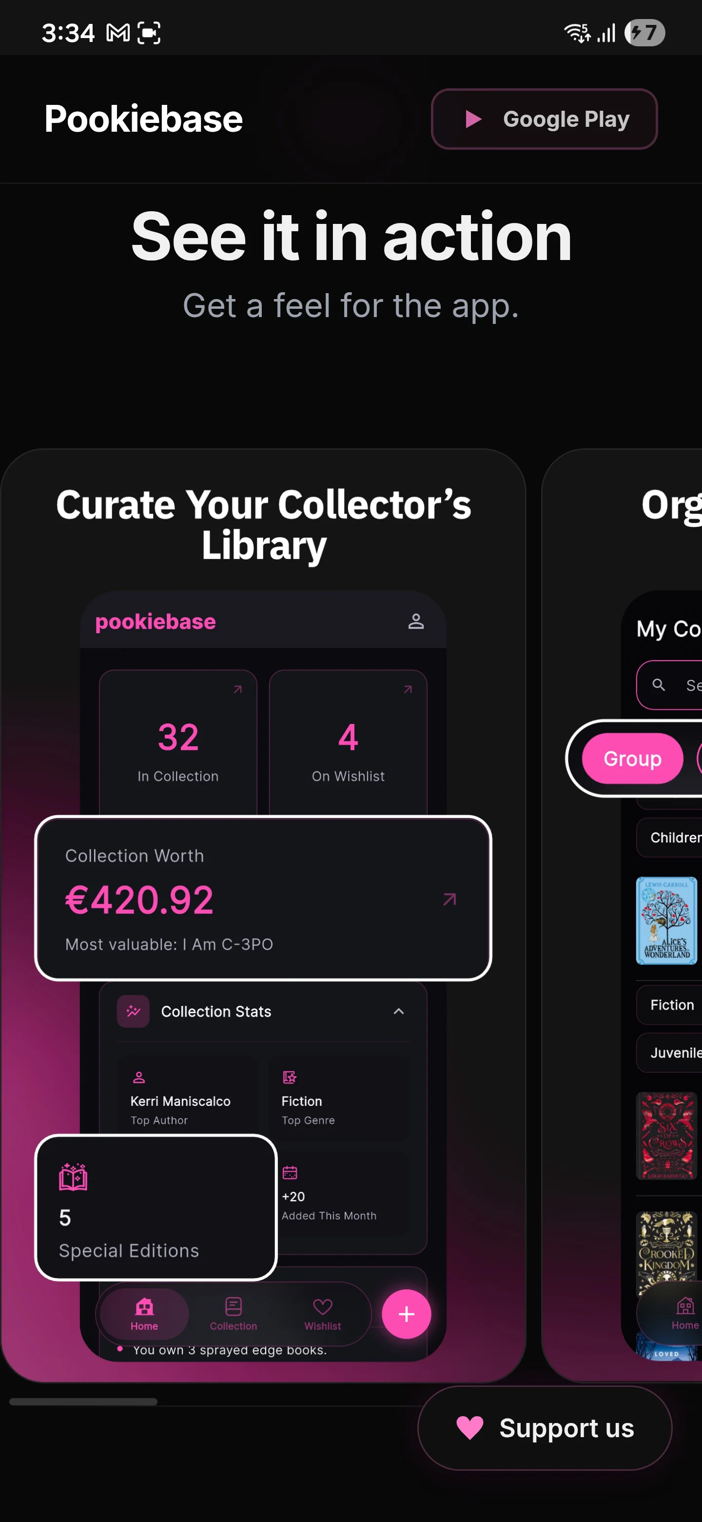 Pookiebase mobile screenshot 2