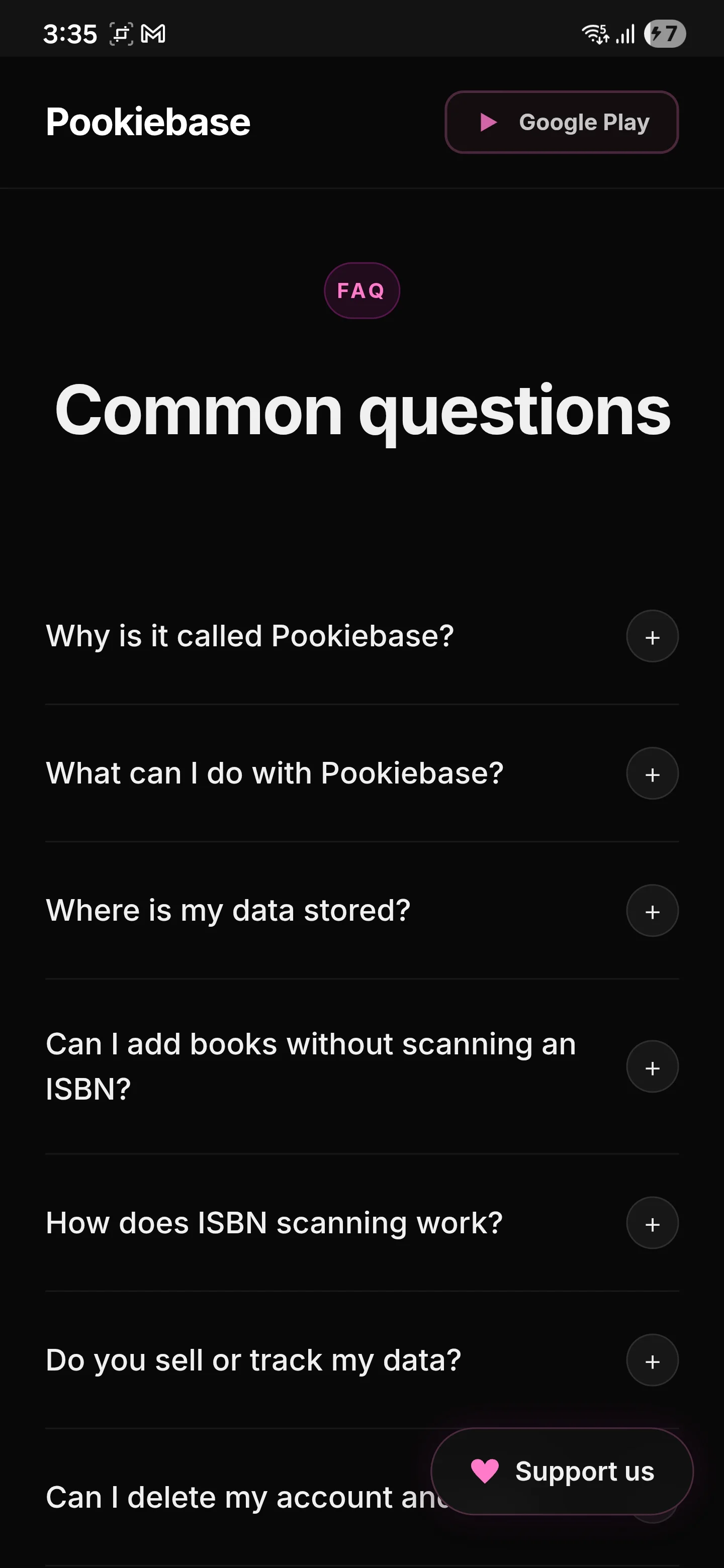Pookiebase mobile screenshot 4