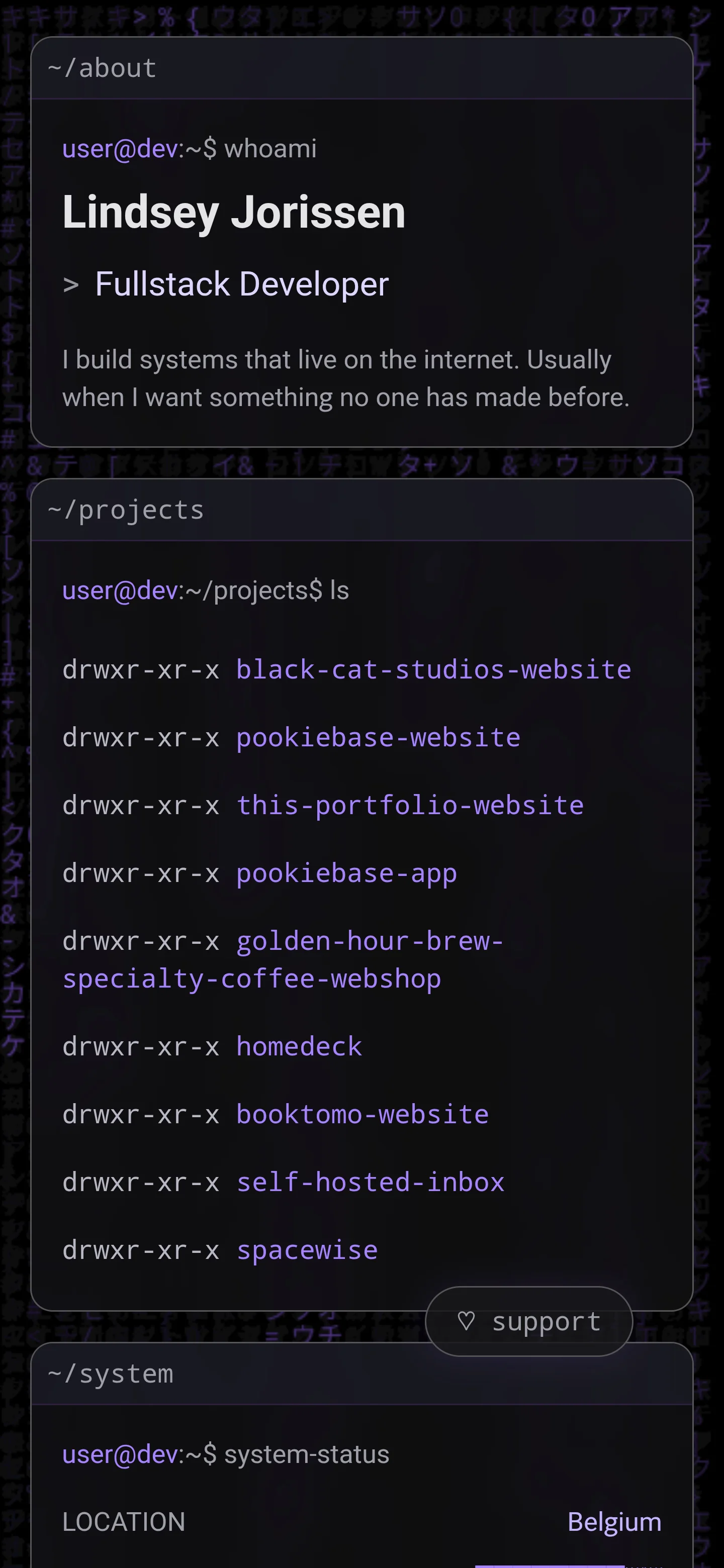 Portfolio mobile screenshot 3