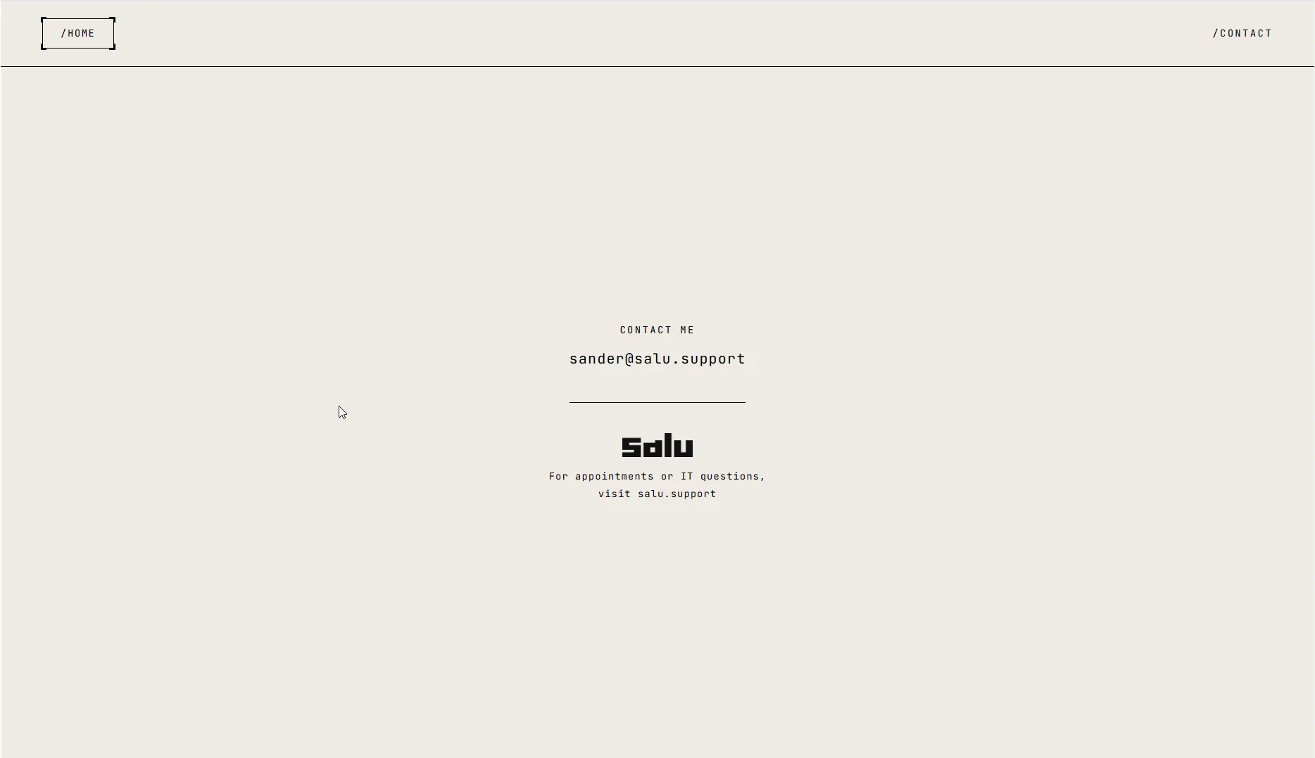 Sander's Portfolio desktop screenshot 2