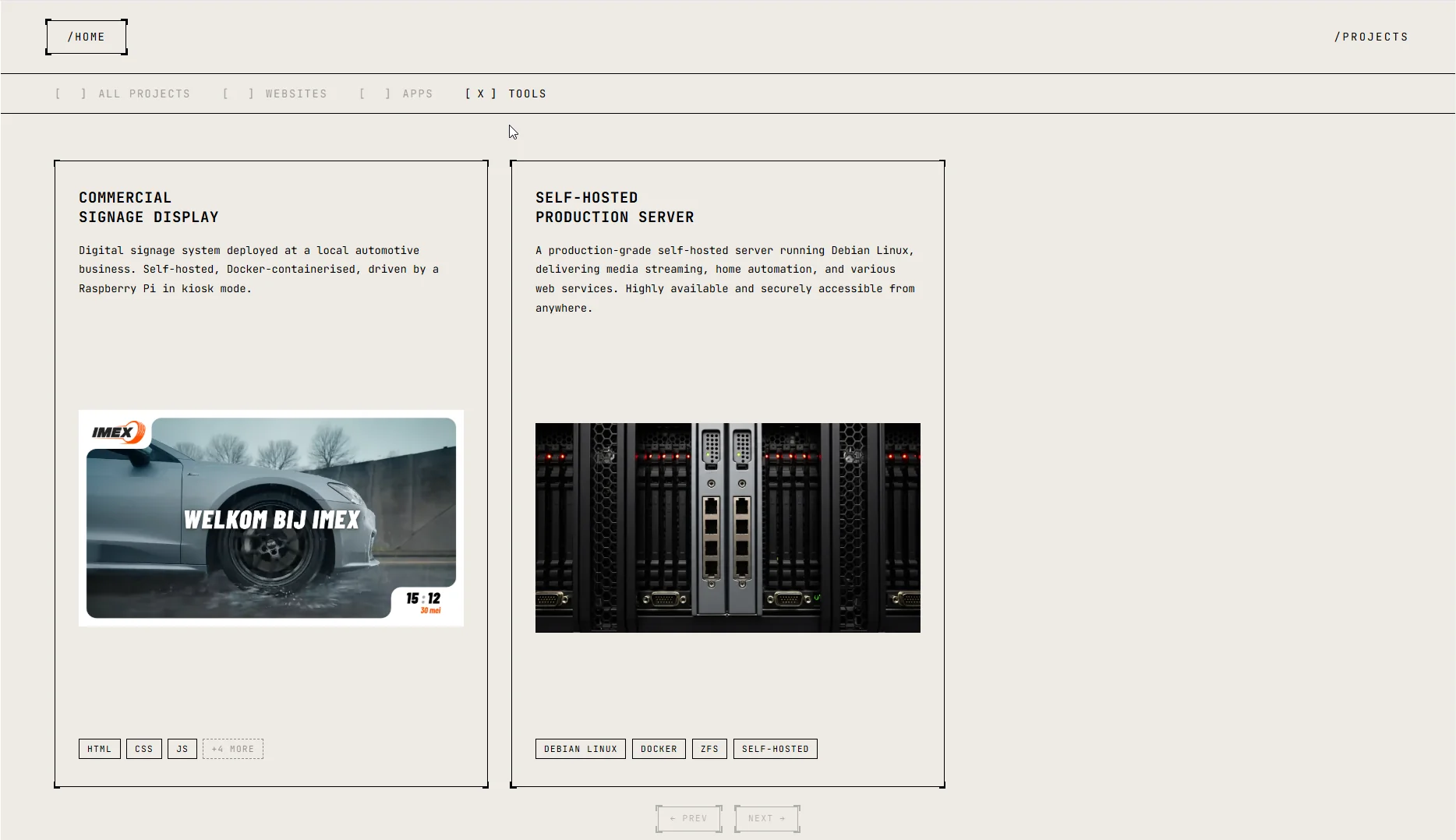 Sander's Portfolio desktop screenshot 4