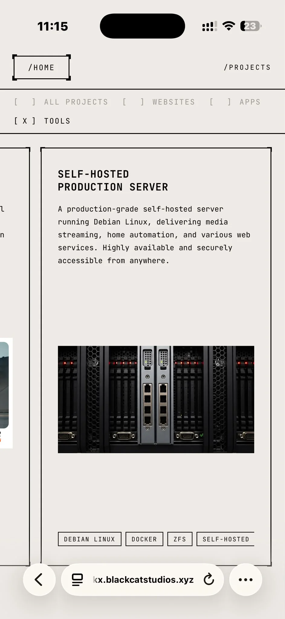 Sander's Portfolio mobile screenshot 3